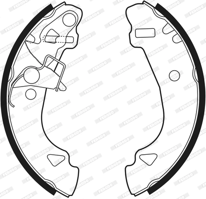 Jeu de mâchoires de frein FERODO FSB527