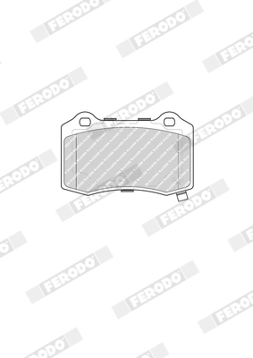 Kit de plaquettes de frein, frein à disque FERODO MX1053