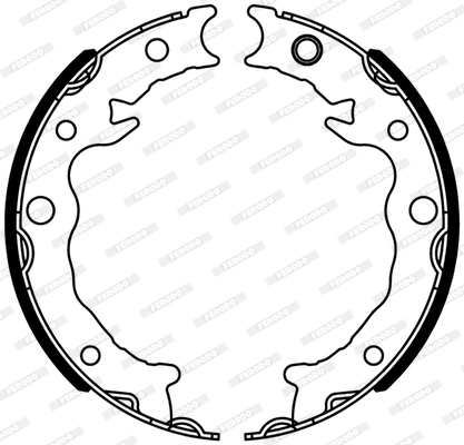 Jeu de mâchoires de frein FERODO FSB4320