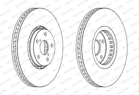 Disque de frein FERODO DDF2497LC-1