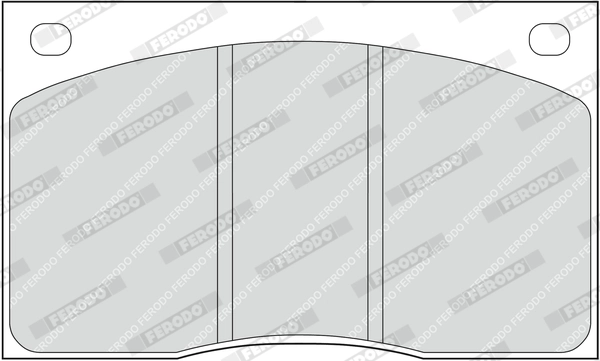 Kit de plaquettes de frein, frein à disque FERODO FDB817