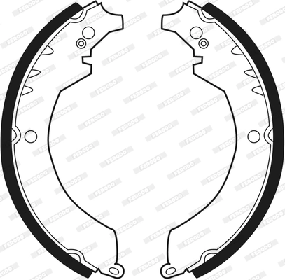 Jeu de mâchoires de frein FERODO FSB327