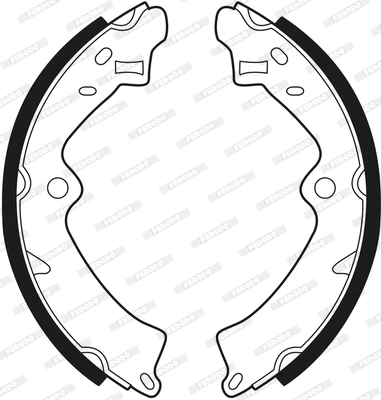 Jeu de mâchoires de frein FERODO FSB260