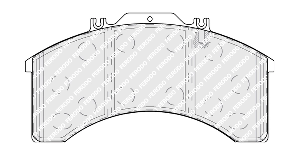 Kit de plaquettes de frein, frein à disque FERODO FCV773