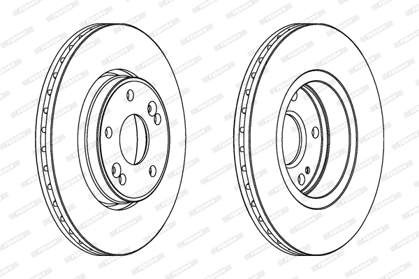 Disque de frein FERODO DDF1182