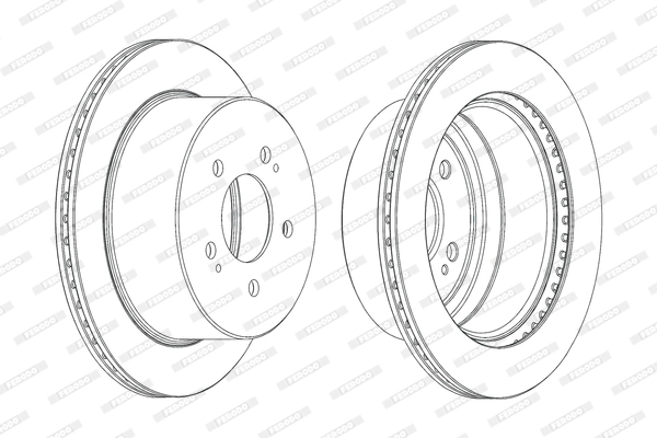 Disque de frein FERODO DDF2170C