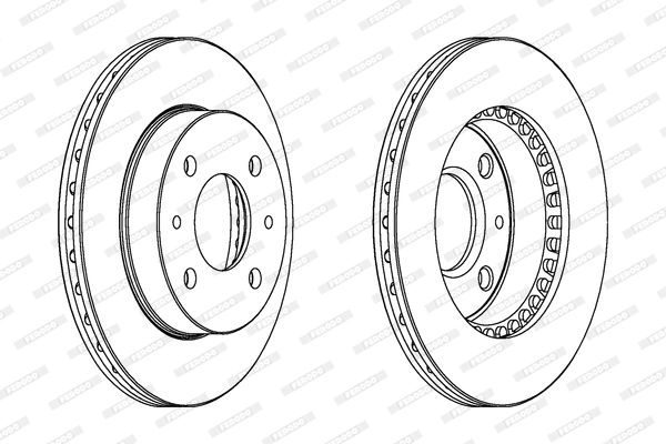 Disque de frein FERODO DDF866