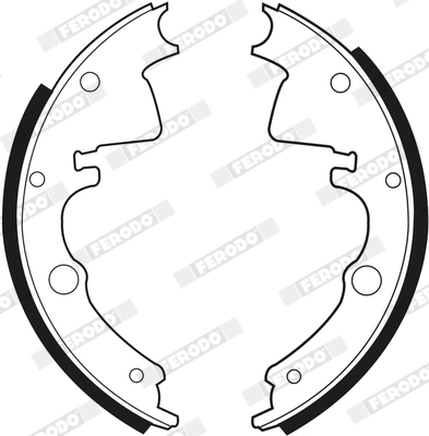 Jeu de mâchoires de frein FERODO FSB378