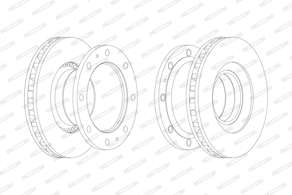 Disque de frein FERODO FCR111A