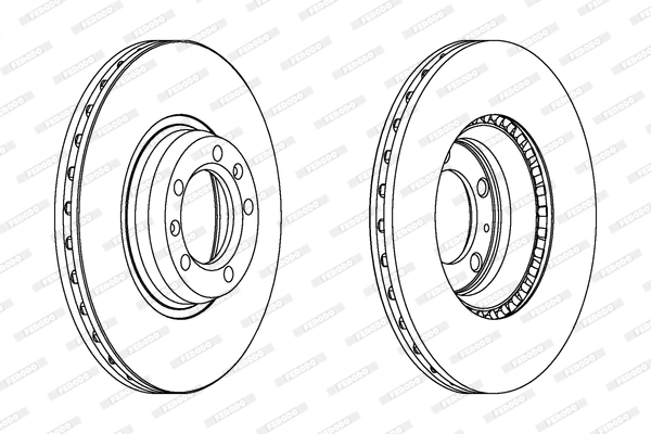 Disque de frein FERODO DDF168