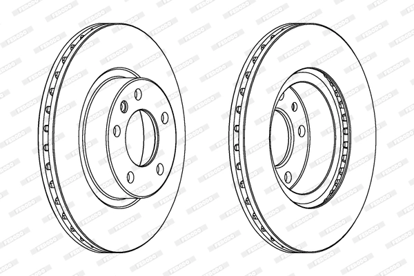 Disque de frein FERODO DDF697