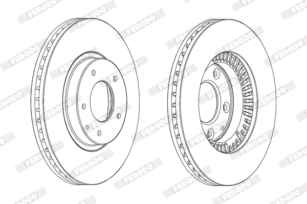 Disque de frein FERODO DDF2262C