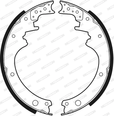 Jeu de mâchoires de frein FERODO FSB250