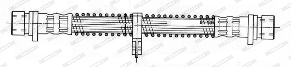 Flexible de frein FERODO FHY2594