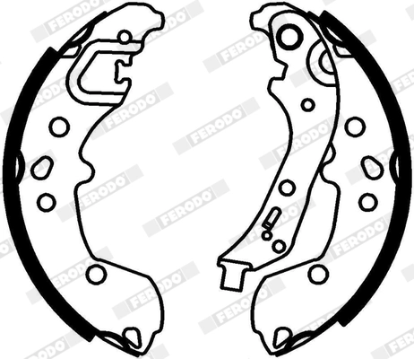 Jeu de mâchoires de frein FERODO FSB4328
