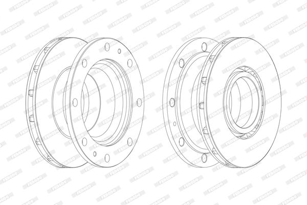 Disque de frein FERODO FCR341A