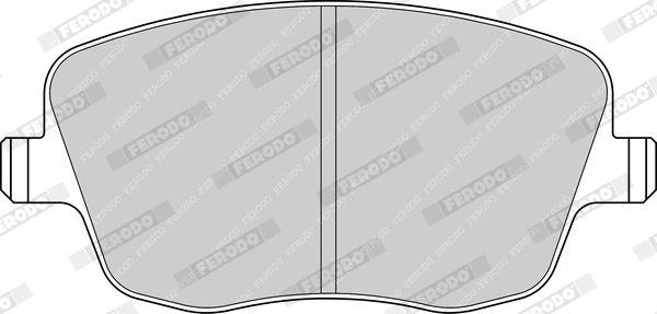 Kit de plaquettes de frein, frein à disque FERODO FDB1419