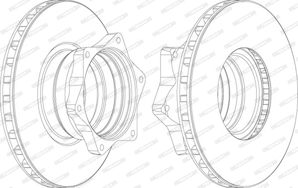 Disque de frein FERODO FCR165A