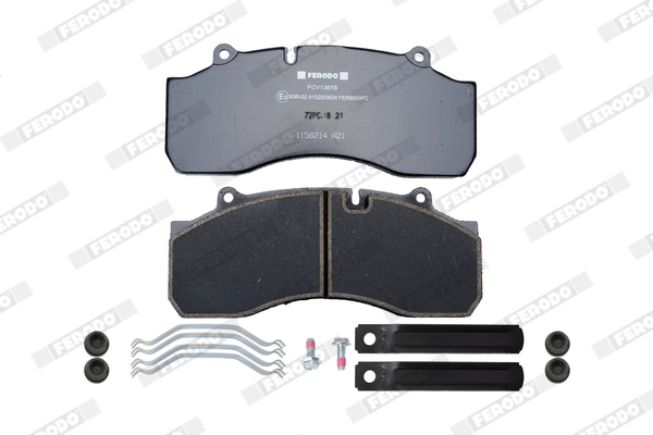 Kit de plaquettes de frein, frein à disque FERODO FCV1367B