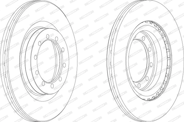 Disque de frein FERODO FCR183A