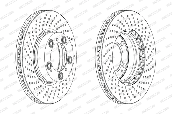 Disque de frein FERODO DDF2020LC-1