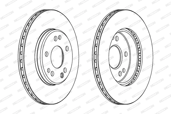 Disque de frein FERODO DDF181