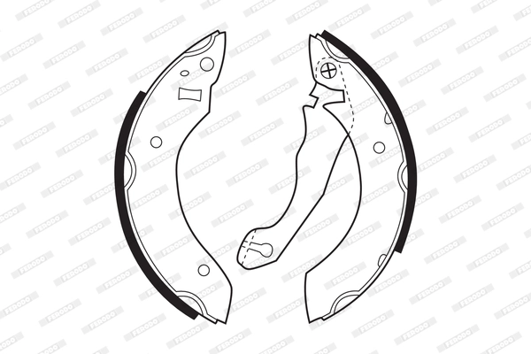 Jeu de mâchoires de frein FERODO FSB153