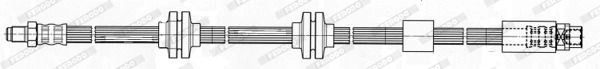Flexible de frein FERODO FHY2640