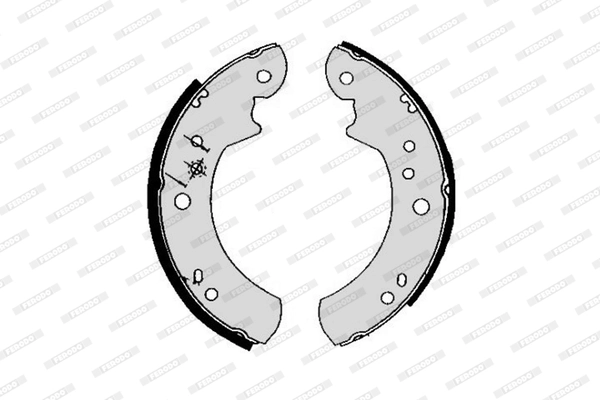 Jeu de mâchoires de frein FERODO FSB396