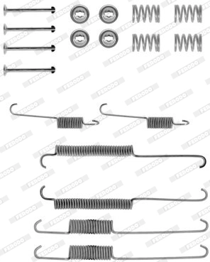 Accessory Kit, brake shoes