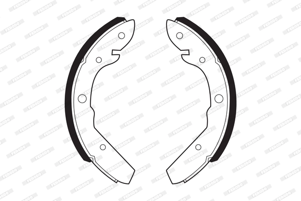 Jeu de mâchoires de frein FERODO FSB82