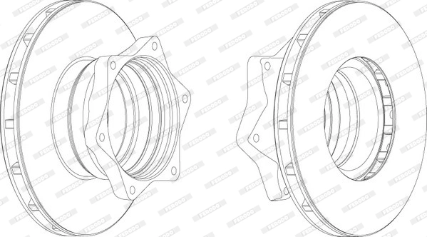 Disque de frein FERODO FCR164A
