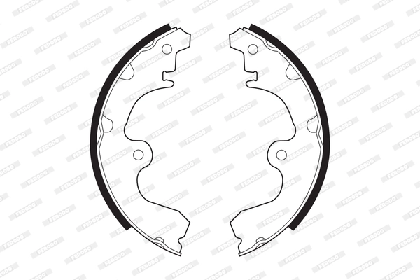 Jeu de mâchoires de frein FERODO FSB497