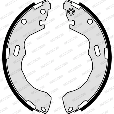 Jeu de mâchoires de frein FERODO FSB587