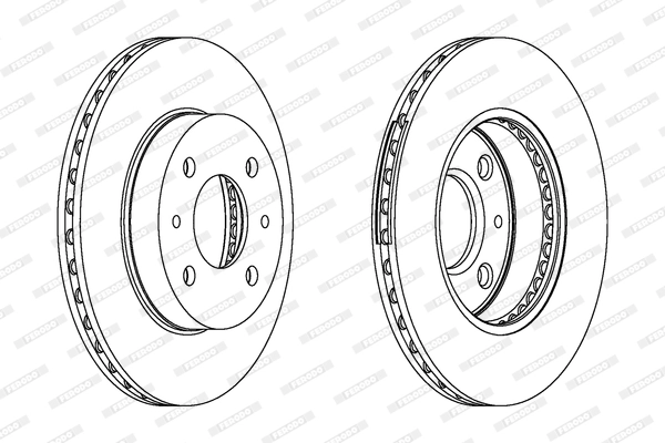 Disque de frein FERODO DDF227