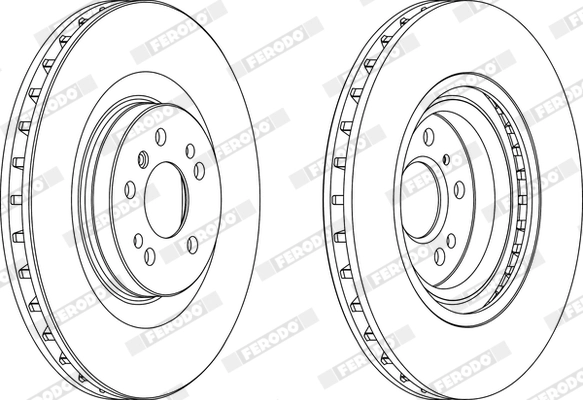 Disque de frein FERODO DDF1532C-1