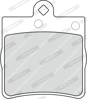 Kit de plaquettes de frein, frein à disque FERODO FDB1311