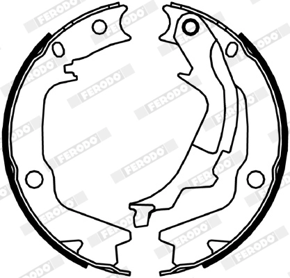 FERODO FSB4045 — Колодки ручного гальма