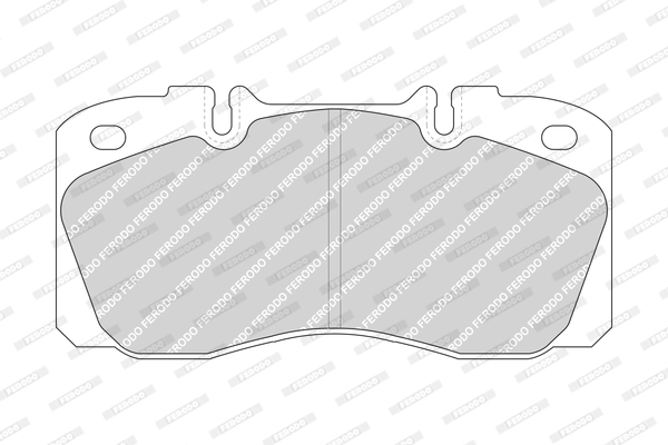 Kit de plaquettes de frein, frein à disque FERODO FCV1126