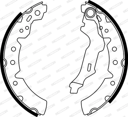 Jeu de mâchoires de frein FERODO FSB591