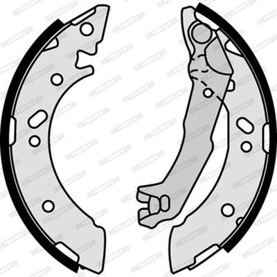 Jeu de mâchoires de frein FERODO FSB586