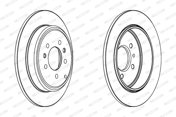 Disque de frein FERODO DDF1115