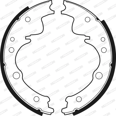 Jeu de mâchoires de frein FERODO FSB393R