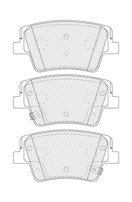 Kit de plaquettes de frein, frein à disque FERODO FDB5521