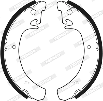Jeu de mâchoires de frein FERODO FSB240