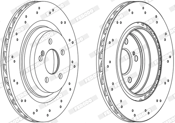 Disque de frein FERODO DDF2177C-1