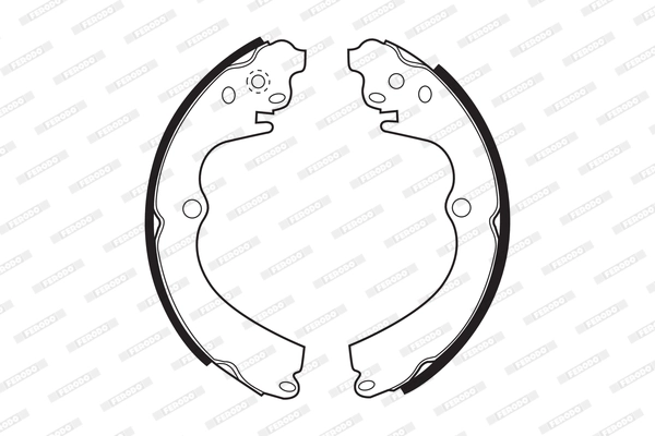 Jeu de mâchoires de frein FERODO FSB339