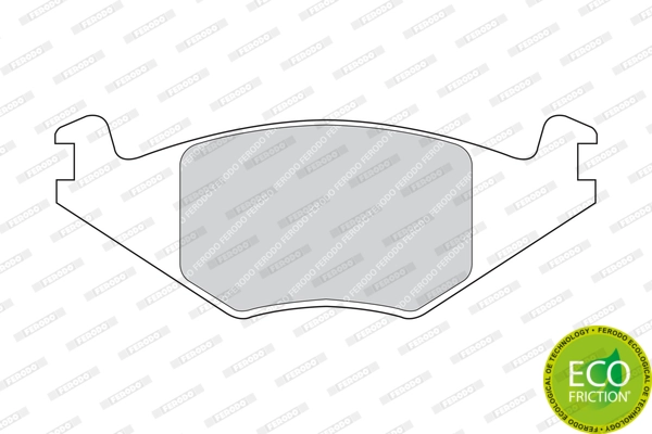 Kit de plaquettes de frein, frein à disque FERODO FDB385