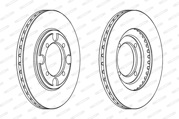Disque de frein FERODO DDF482