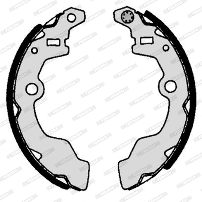 Jeu de mâchoires de frein FERODO FSB4013